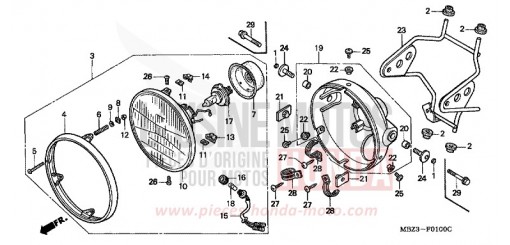 PROJECTEUR (1) CB600FW de 1998